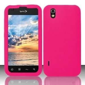  LG Marquee LS855 (Sprint) Silicon Skin Case   Hot Pink SC 