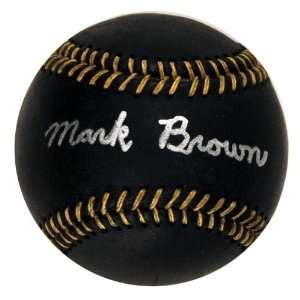  Mark Brown Autographed Baseball 