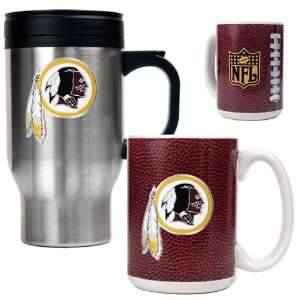  Washington Redskins NFL Travel Mug & Gameball Ceramic Mug 