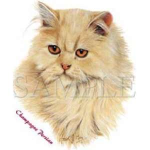    T shirts Animals Cats Champagne Persian M 