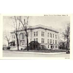  1940s Vintage Postcard Marion County Court House   Salem 