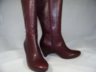 GENTLE SOULS Lucinda Aubergine Boots Retails $350 Womens Shoes Sz 6 