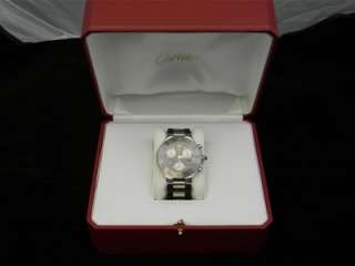 Cartier Chronoscaph 21 Stainless Chronograph Watch   Model 2424  