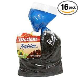 Mariani Raisins, 24 Ounce Units (Pack of 16)  Grocery 