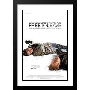  Free to Leave 20x26 Framed and Double Matted Movie Poster 