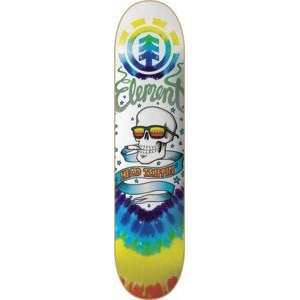  Element Thriftwood Tie Dye Smoke Skateboard Deck   8.25 x 