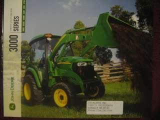 John Deere 3005 3032E 3038E 3320 3520 3720 Tractor Sales Brochure 