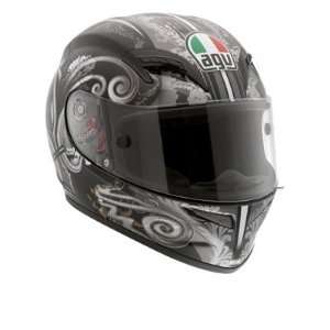  AGV Grid Violin Key Motorcycle Helmet Large AGV SPA   ITALY 