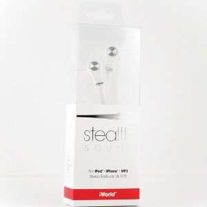  iWorld Stealth Sound Ear Buds in White   Compatible with 