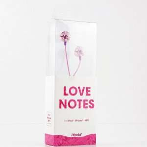  iWorld Love Notes Ear Buds   Compatible With Apple IPod 