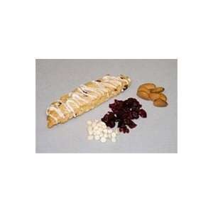 Cranberry Almond White Chocolate Dipped Mandel Bread