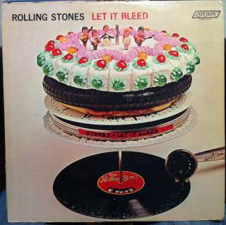   let it bleed LP VG+ NPS 4 Vinyl 1966 1st Press Complete USA  