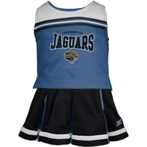  Reebok Jacksonville Jaguars Teal Preschool 2 Piece Cheerleader 