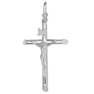 description this 14k gold cross features jesus on the crucifix