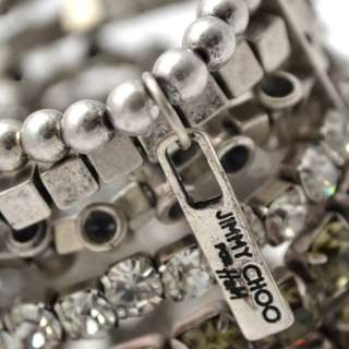 Original Jimmy Choo H&M Multi Layer Crystal Bracelet  