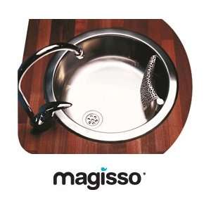  Magisso Straight Stainless Steel Kitchen Cloth Holder 