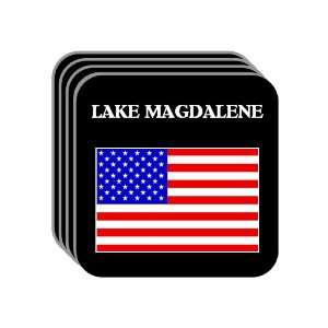  US Flag   Lake Magdalene, Florida (FL) Set of 4 Mini 