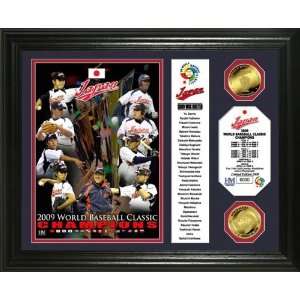 Highland Mint Japan WBC 2009 Champions collage 24KT Gold Coin Photo 