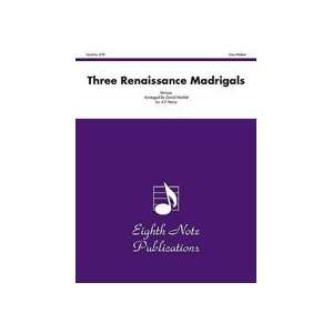  Alfred 81 HE204 Three Renaissance Madrigals Musical Instruments