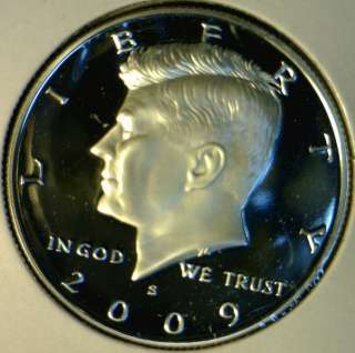 2009 S SILVER PROOF John F. Kennedy Half Dollar DCAM Coin  