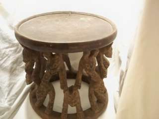 Bamileke Stool male stool 21inches round UNIQE DESIGN  