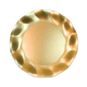  Italian Tableware   Satin Gold Medium Plates Case Pack 24 