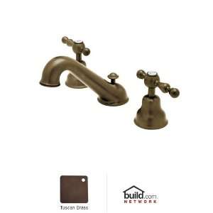 Rohl AC102LP TCB Tuscan Brass Cisal Double Handle Widespread Bathroom 