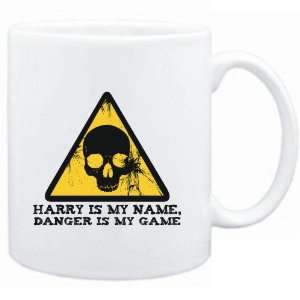  Mug White  Harry is my name, danger is my game  Male 
