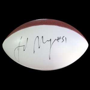  Jerod Mayo Autographed Football