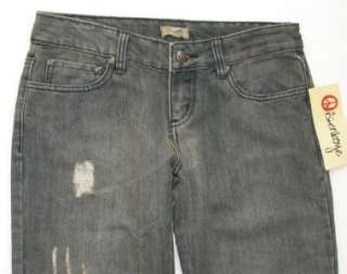 NWT Jrs OLSENBOYE Black Wash Destructed Skinny Jeans 5  