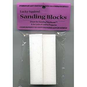  Shrink Plastic Sanding Blocks   12 pack