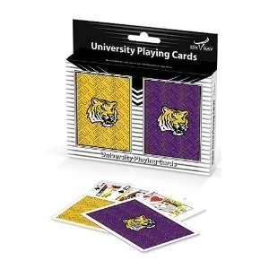  LSU Tigers Team Spirit Two Pack Playing Cards Sports 