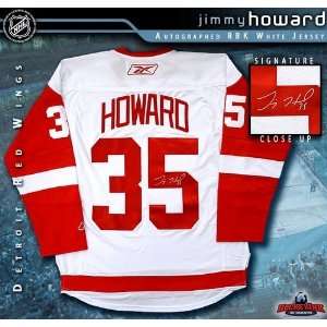  Jimmy Howard Autographed/Hand Signed Detroit red Wings 