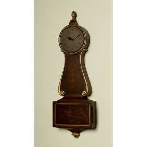  Decorative Wood Hanging Wall Clock With Key Compartment 