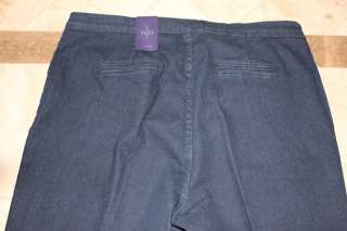 NWT NYDJ Not Your Daughters Jeans Plus Size Trouser Cut Dark Wash 20W 