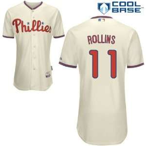 Jimmy Rollins Philadelphia Phillies Authentic Alternate Cool Base 