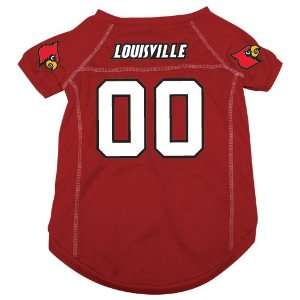  Louisville University Cardinals Pet Dog Football Jersey 