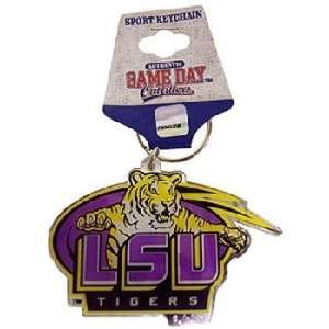  NCAA Louisiana State Fightin Tigers Mirrored Keychain 