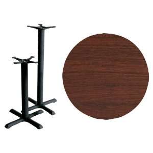  36 Double Sided Round Indoor Table Top with Standard 