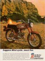 1971 Harley Davidson Leggero 65cc Motorcycle print ad  