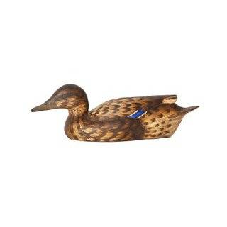 Loon Duck Statue (Carved of Real Wood) 10 inch