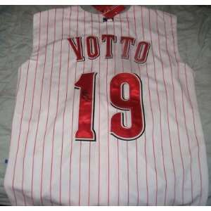 Joey Votto Autographed Jersey   Authentic   Autographed MLB Jerseys
