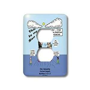   13 17 John baptizes Jesus   Light Switch Covers   2 plug outlet cover