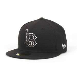 Long Beach State 49ers NCAA Black on Black w/White 59FIFTY Hat  