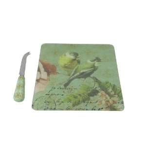  Time Flies Glass Cutting Board with Knife Kitchen 
