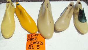 ASSORTED VINTAGE PLASTIC SHOE LASTS / FORMS  