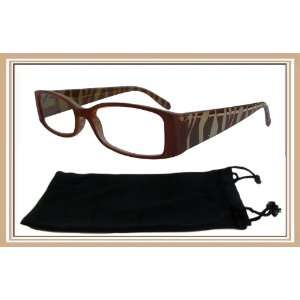  Reading Glasses C 1 Reader Plastic Frame With Pouch 1.50 
