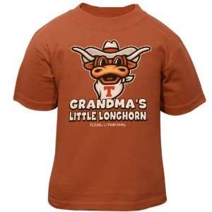  NCAA Texas Longhorns Toddler Burnt Orange Grandmas Little 