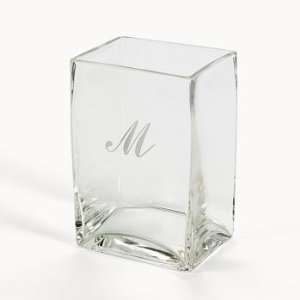  Personalized Square Vase   Small   Party Decorations 