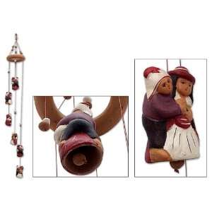  Ceramic wind chimes, Andean Couples